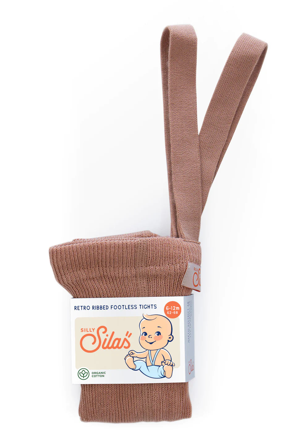 Silly Silas - Footless Tights (Silverly Brown)