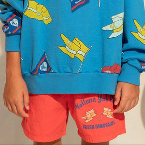 Fresh Dinosaurs / Shorts / Yacht Club Tomato