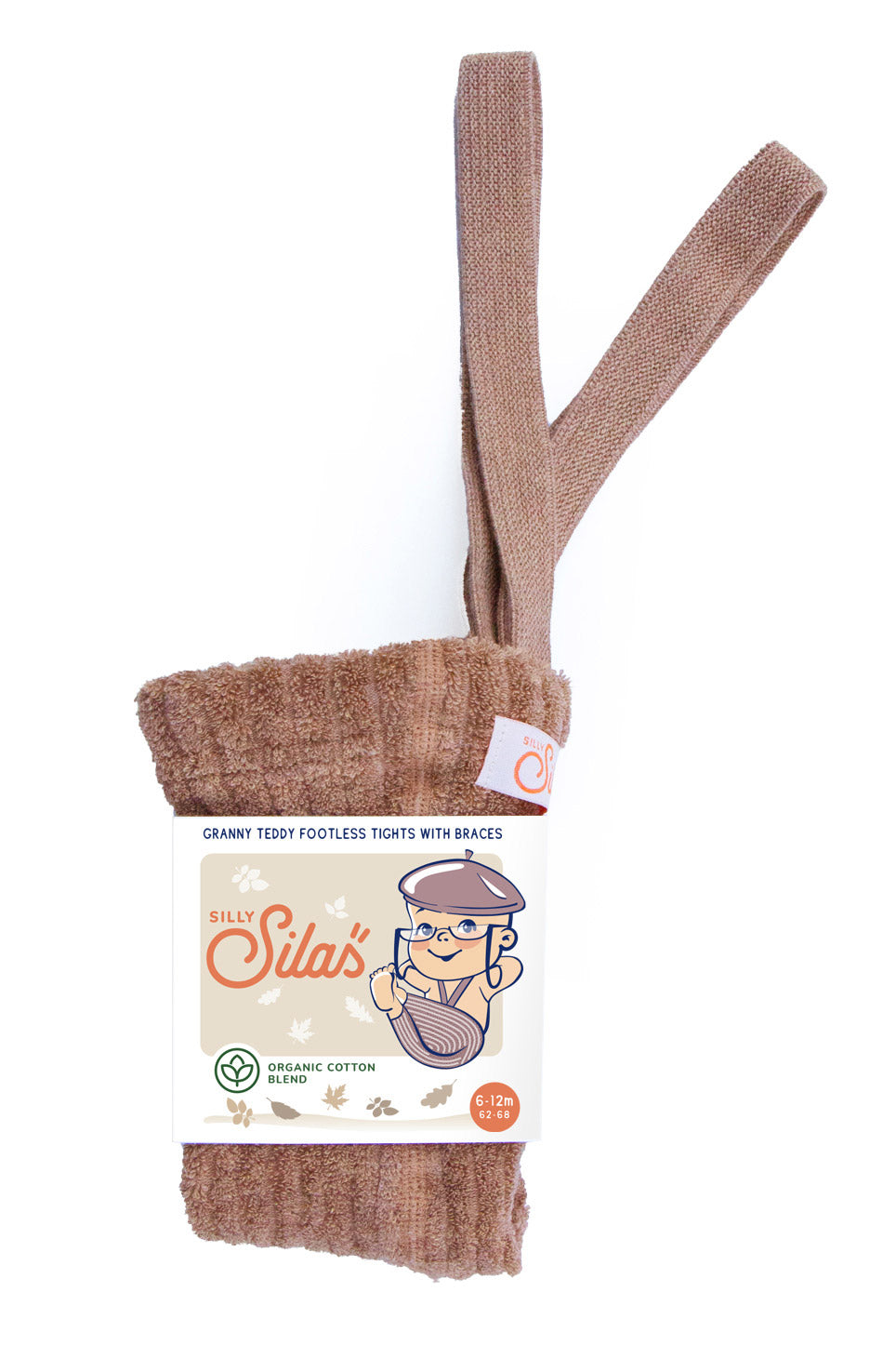 Silly Silas / Granny Teddy Footless Tights / Light Brown