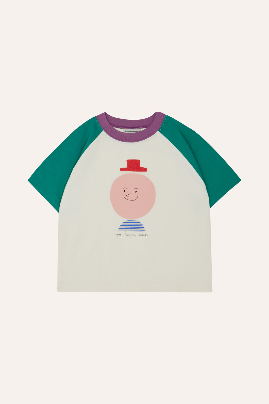 The Campamento / KID / Mr. Happy Man T-Shirt / Color Block