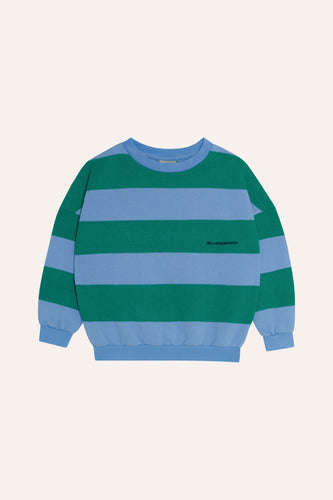 The Campamento / KID / Green Stripes Oversized Sweatshirt