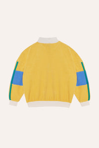 The Campamento / KID / Yellow Color Block Zipped Sweatshirt