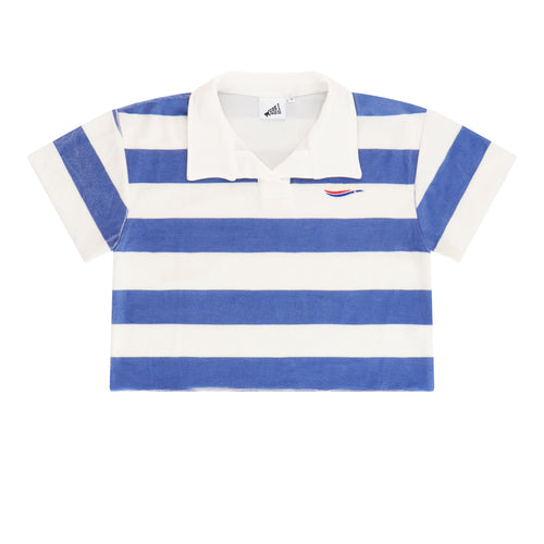 Cos I Said So / Striped Terry Polo / Ultramarine