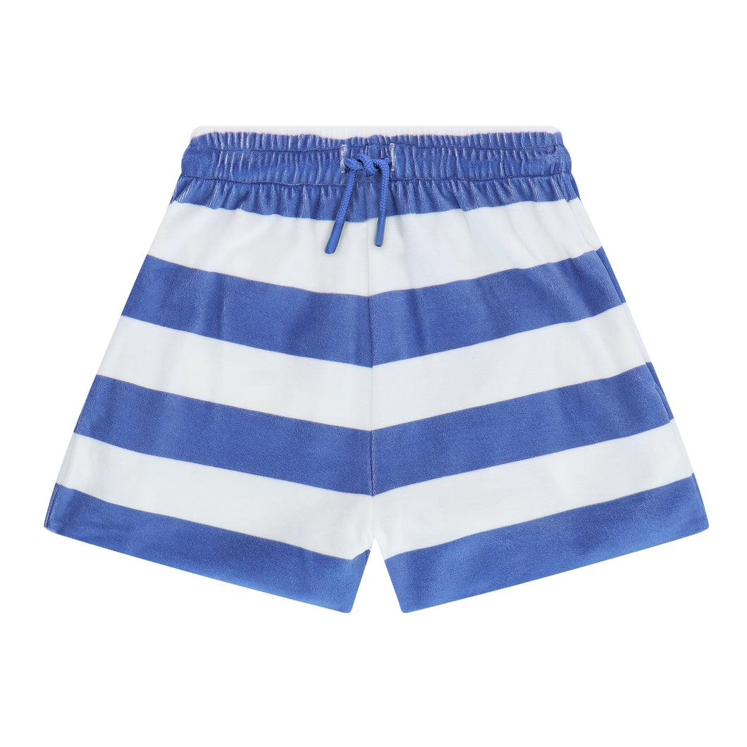 Cos I Said So / Striped Terry Cut Off Short / Ultramarine