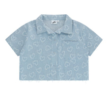 Load image into Gallery viewer, Cos I Said So / Denim Hearts Shirt