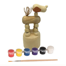 Load image into Gallery viewer, Egmont Toys / Wooden Dog Push-Up To Paint