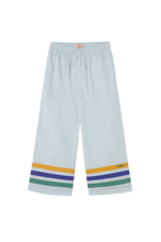 Load image into Gallery viewer, Tinycottons / KID / Stripes Multicolor Woven Pants / Pastel Blue