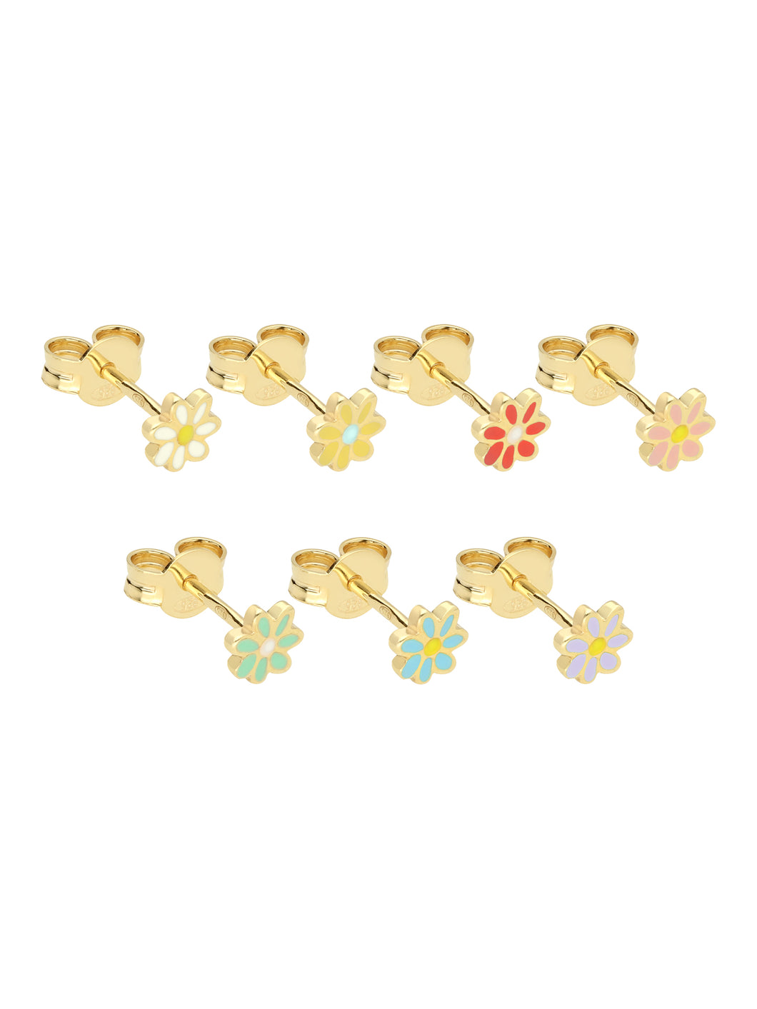 Selva Sauvage / Earring Stud / Daisy / Soft Blue