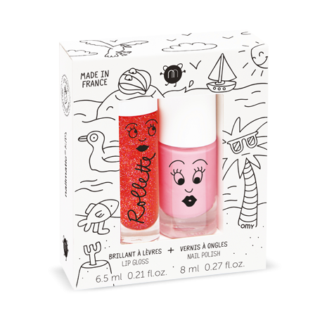 Nailmatic Kids / Set Lipgloss + Nail polish / Holidays