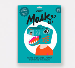 Omy Design & Play / 3D Cardboard Mask / Rex