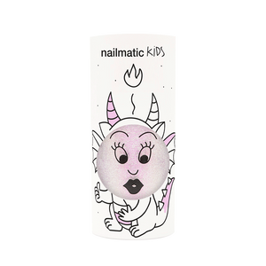 Nailmatic Kids / Water-based nail polish / Elliot / Purple Glitter