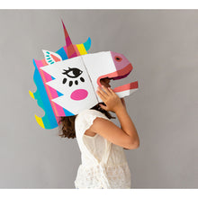 Load image into Gallery viewer, Omy Design &amp; Play / 3D Cardboard Mask / Lily Unicorn