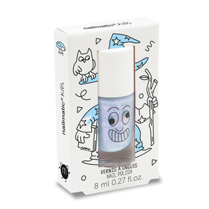 Nailmatic Kids / Water-based nail polish / Merlin / Pearly Blue